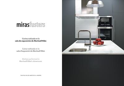 Kitchen performed in Meritxell Ribé’s showroom